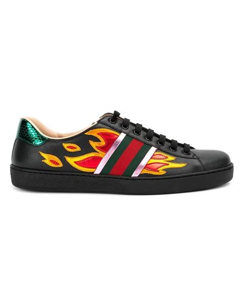 gucci shoes flame|Gucci loafers for men.